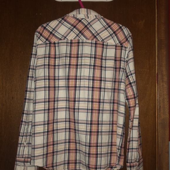 NWOT - Mens Plaid RVCA Long Sleeved Button Shirt - Picture 2 of 4